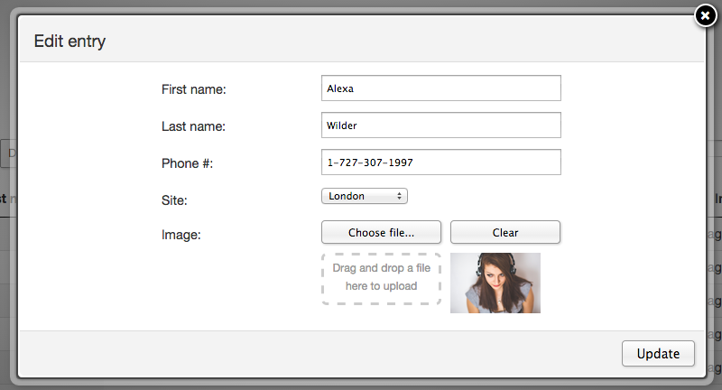 upload field type